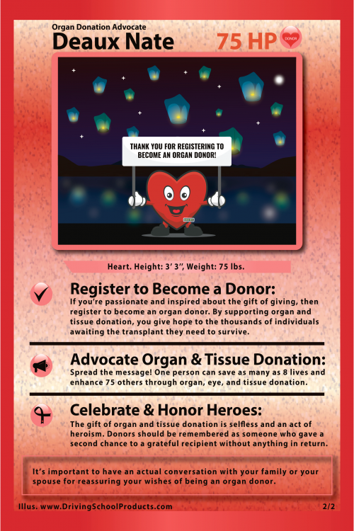 organ donation awareness poster